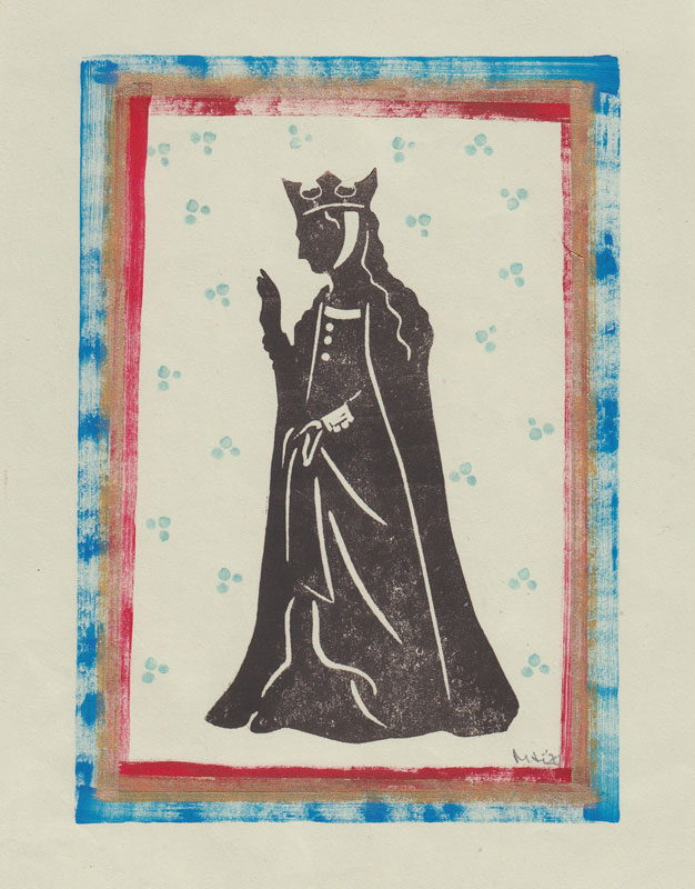 Silhouette of Empress Matilda